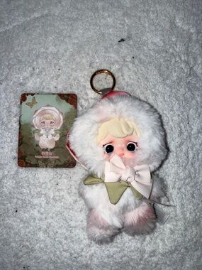 Yomi RoseNocturne Plush Keychain - Pink & White Powder Snow Mountain